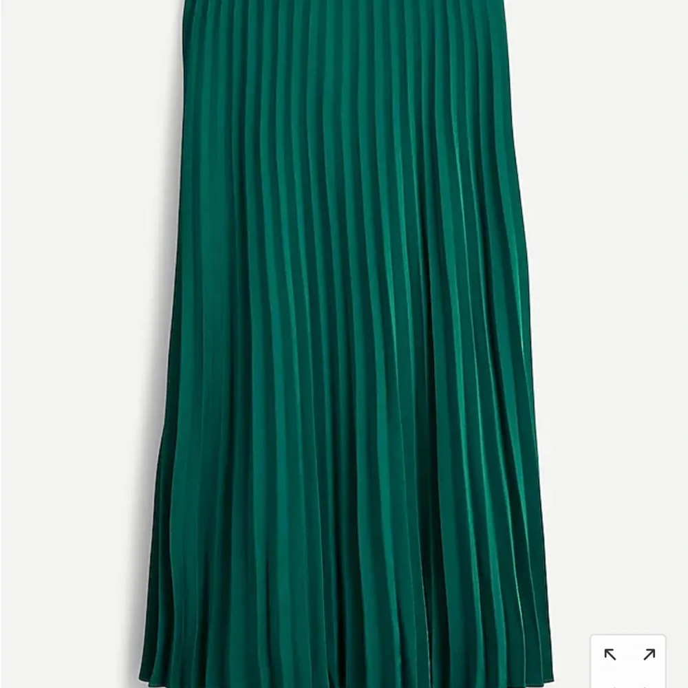 J. Crew NWT | Pleated MIDI Skirt Academic Green | 16 - Picture 14 of 15